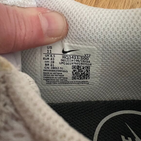 Nike Air Max Excee Sneakers White Phantom Sail Vintage Green Women's Size 11 - Picture 10 of 11